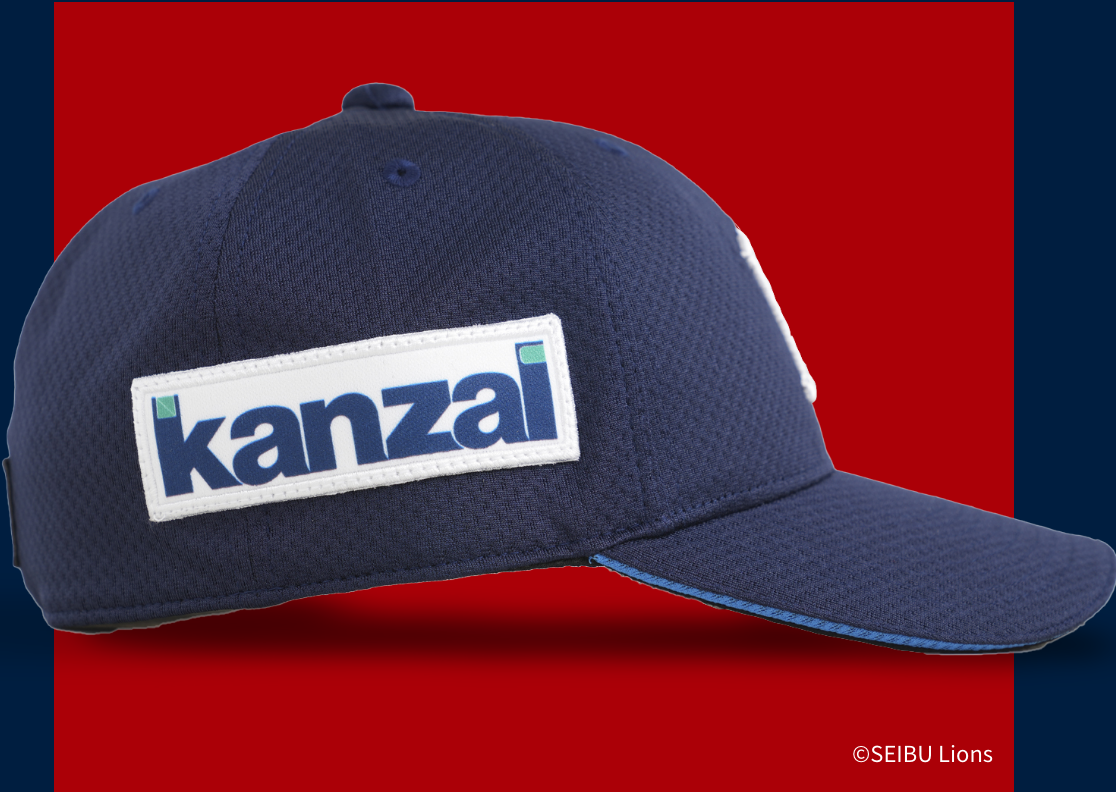 新ユニフォームのキャップ